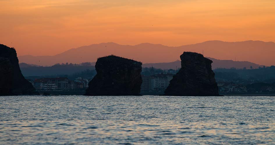 plage d'hendaye au pays basque