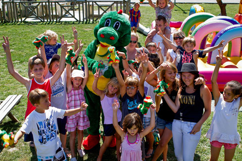 club enfant au camping pays basque