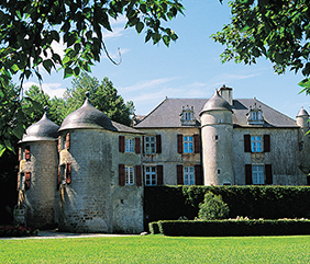 camping proche du chateau d'Urtubie